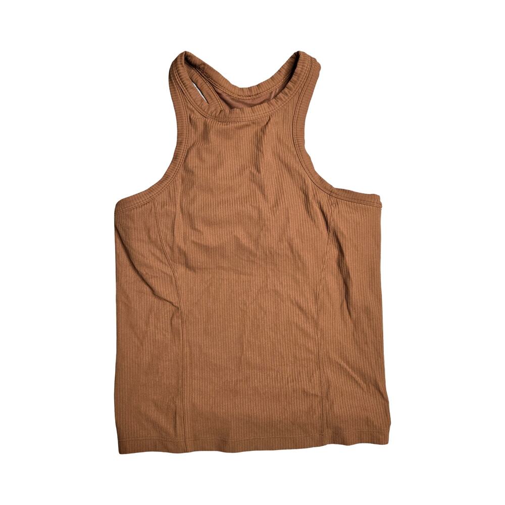 Lululemon Brown Ribbed Women's Tank Size: 8